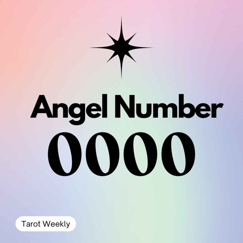 Angel Number 0000 Meaning